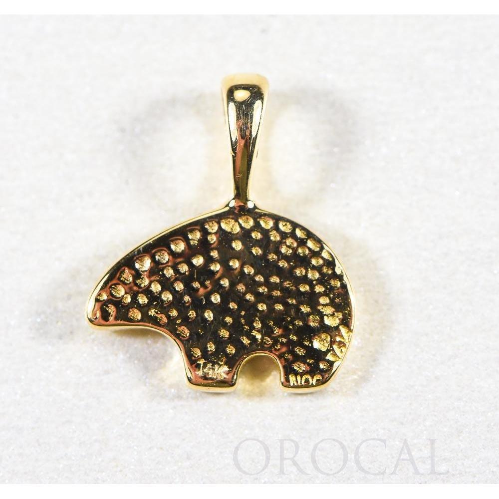 Gold Nugget Bear Pendant - PBR1SOLX-Destination Gold Detectors