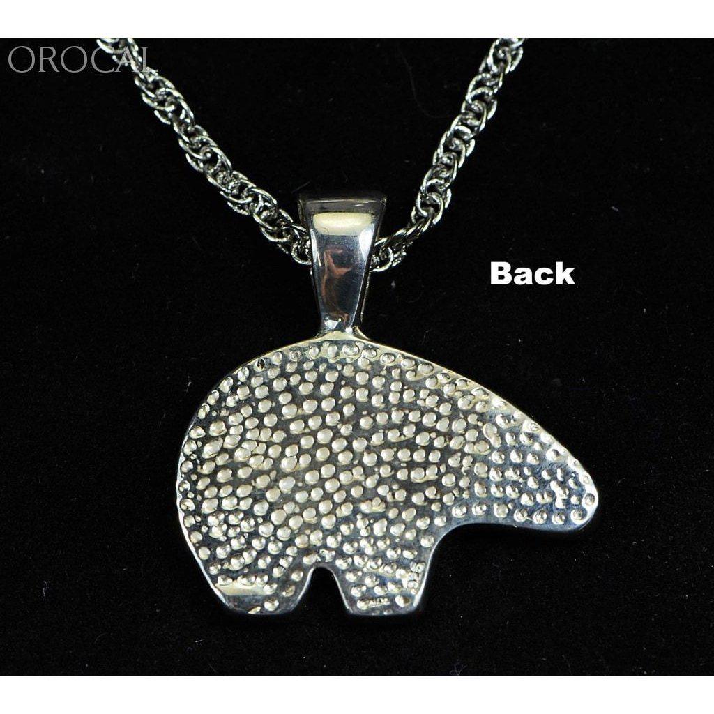 Gold Nugget Bear Pendant - PBR1XLNSS-Destination Gold Detectors