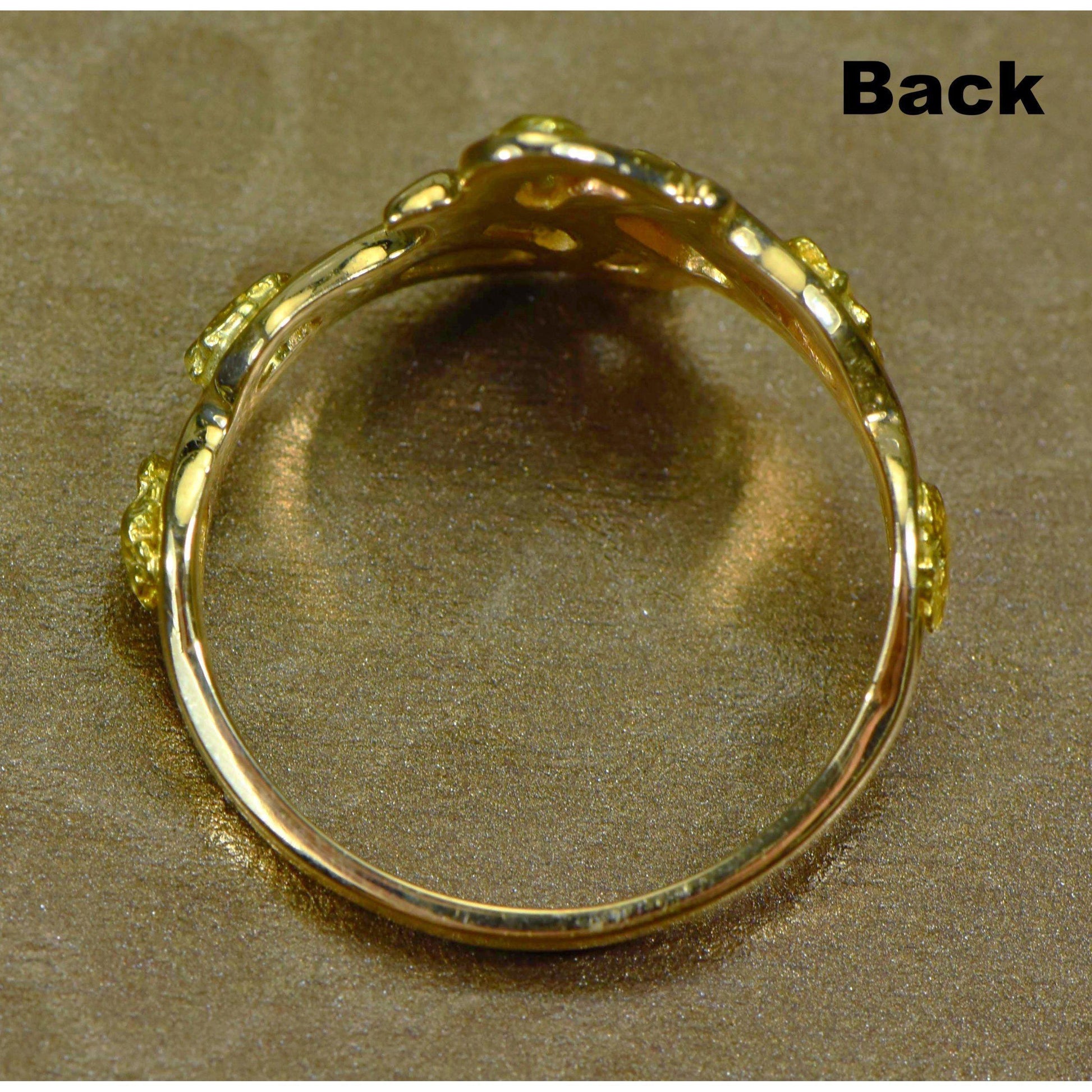 Gold Nugget Ladies Ring - RL180-Destination Gold Detectors