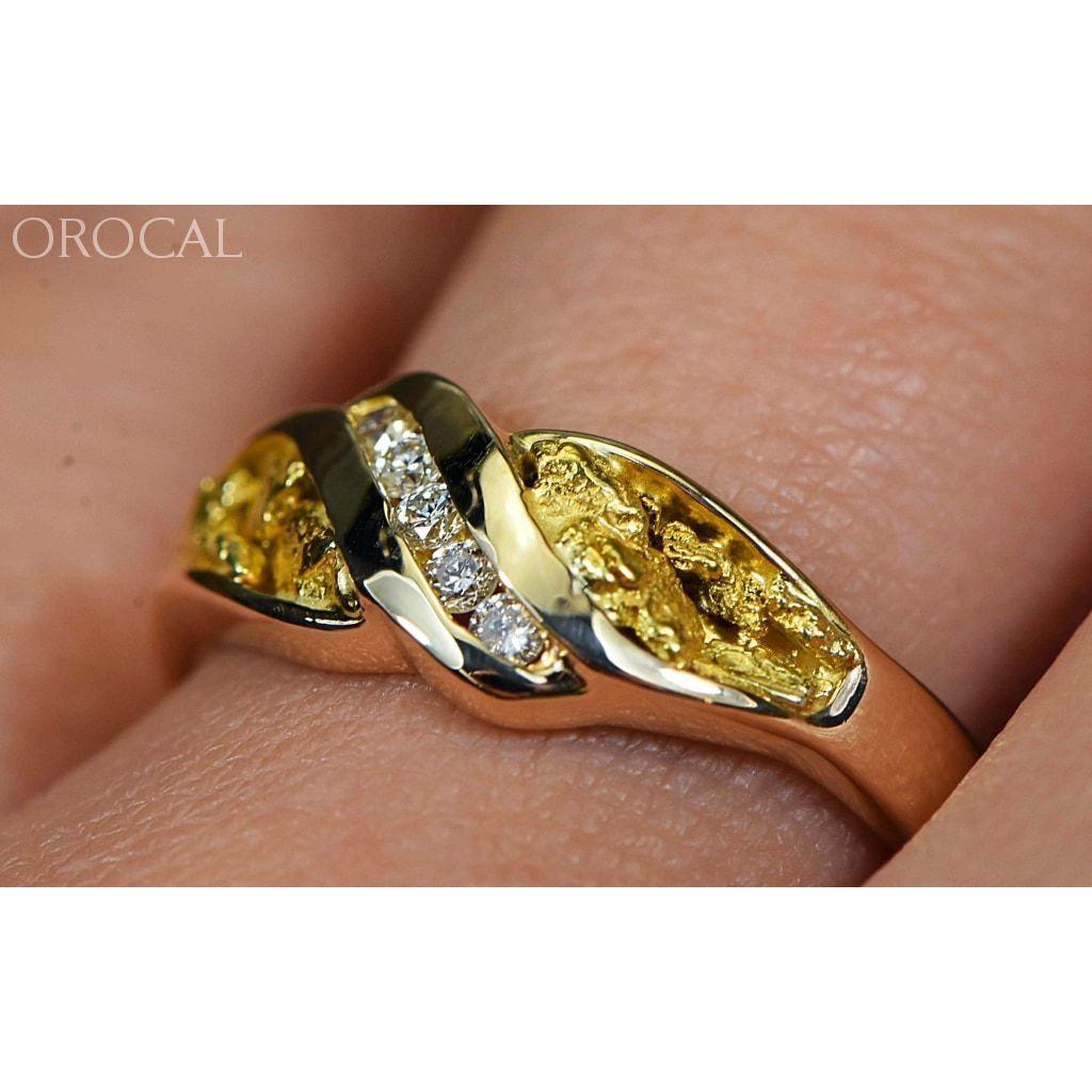 Gold Nugget Ladies Ring - RL612D10-Destination Gold Detectors