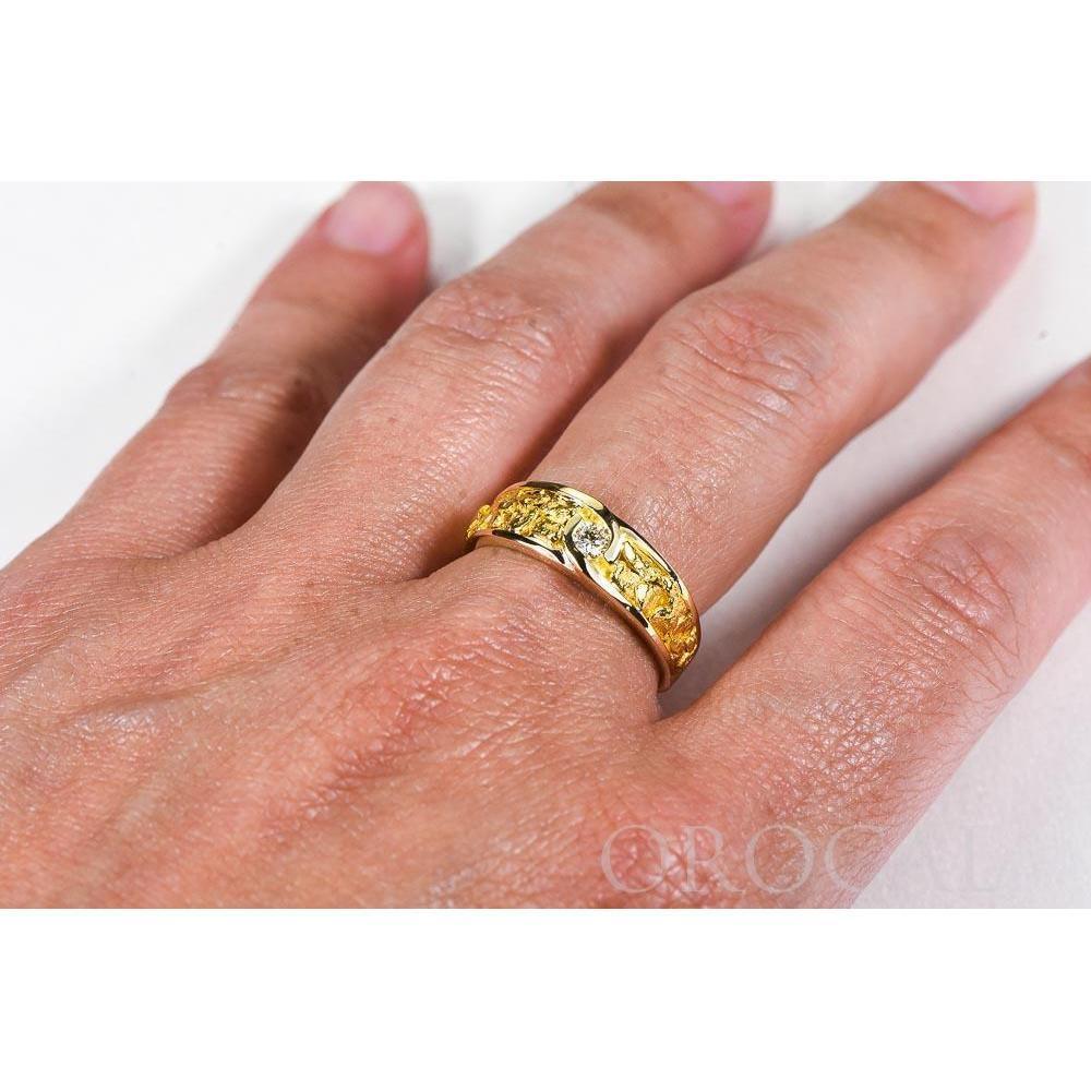 Gold Nugget Ladies Ring - RL613D10-Destination Gold Detectors