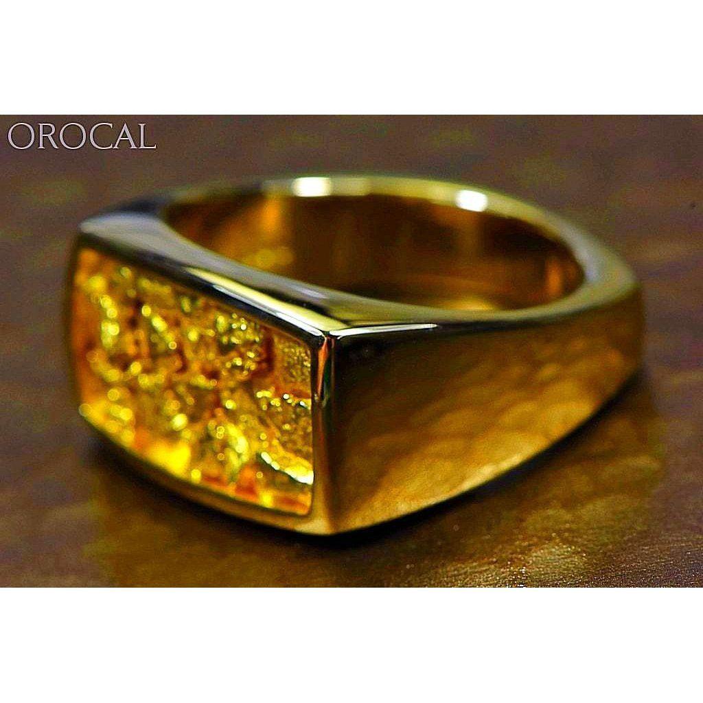 Gold Nugget Men's Ring - RM1109N-Destination Gold Detectors