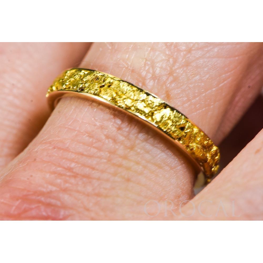 Gold Nugget Men's Ring - RM4MM-Destination Gold Detectors