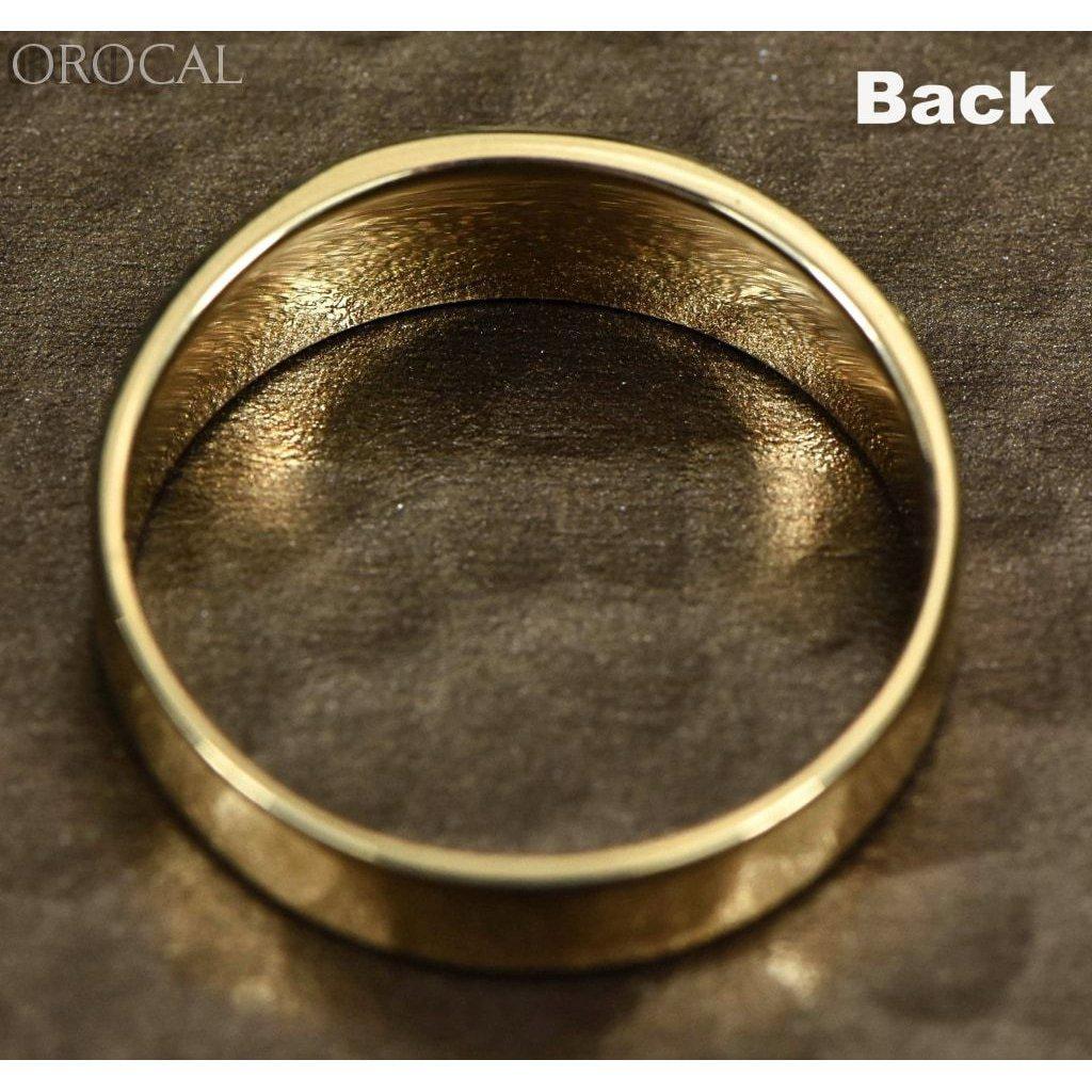 Gold Nugget Men's Ring - RM6MM-Destination Gold Detectors