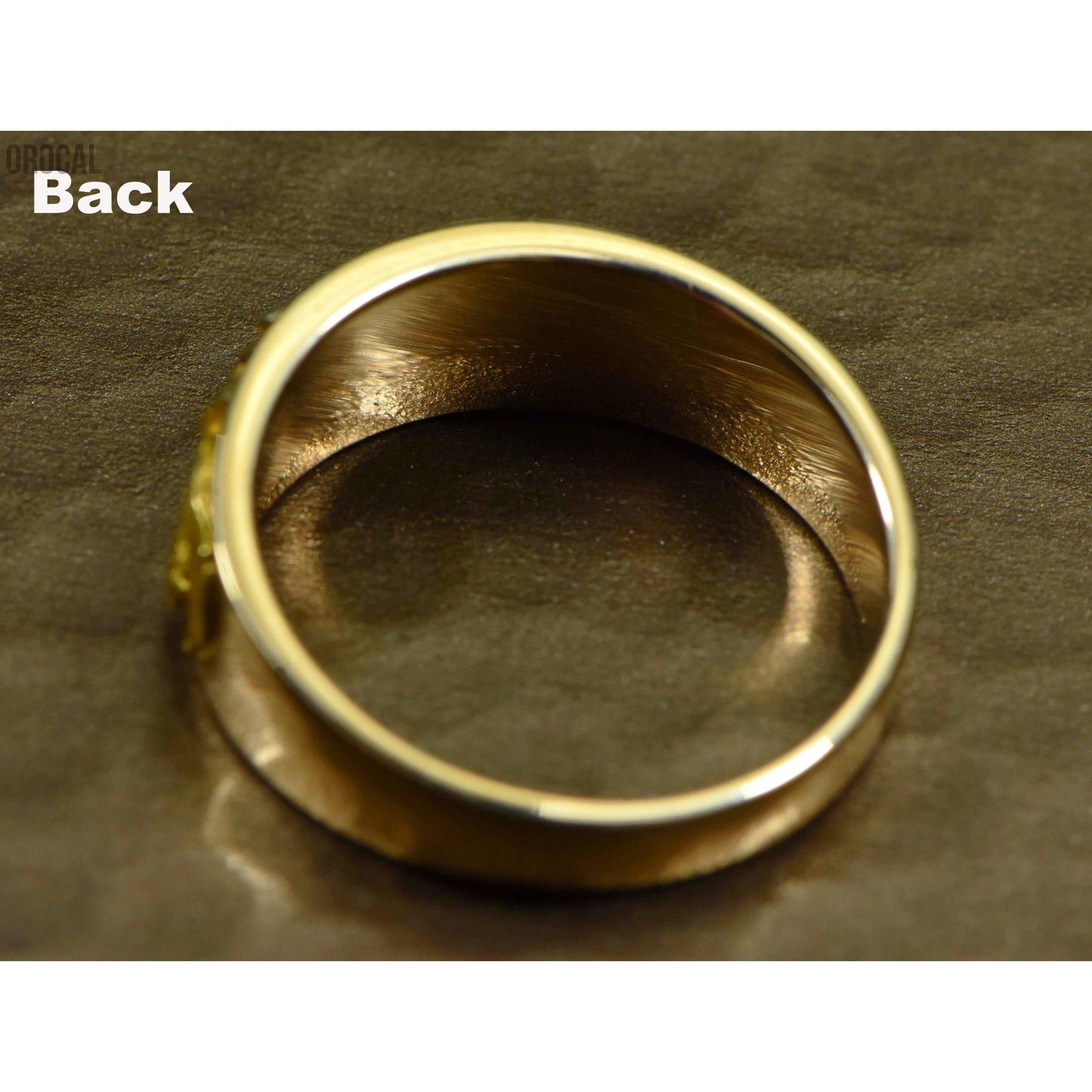 Gold Nugget Men's Ring - RM8.5MMT-Destination Gold Detectors