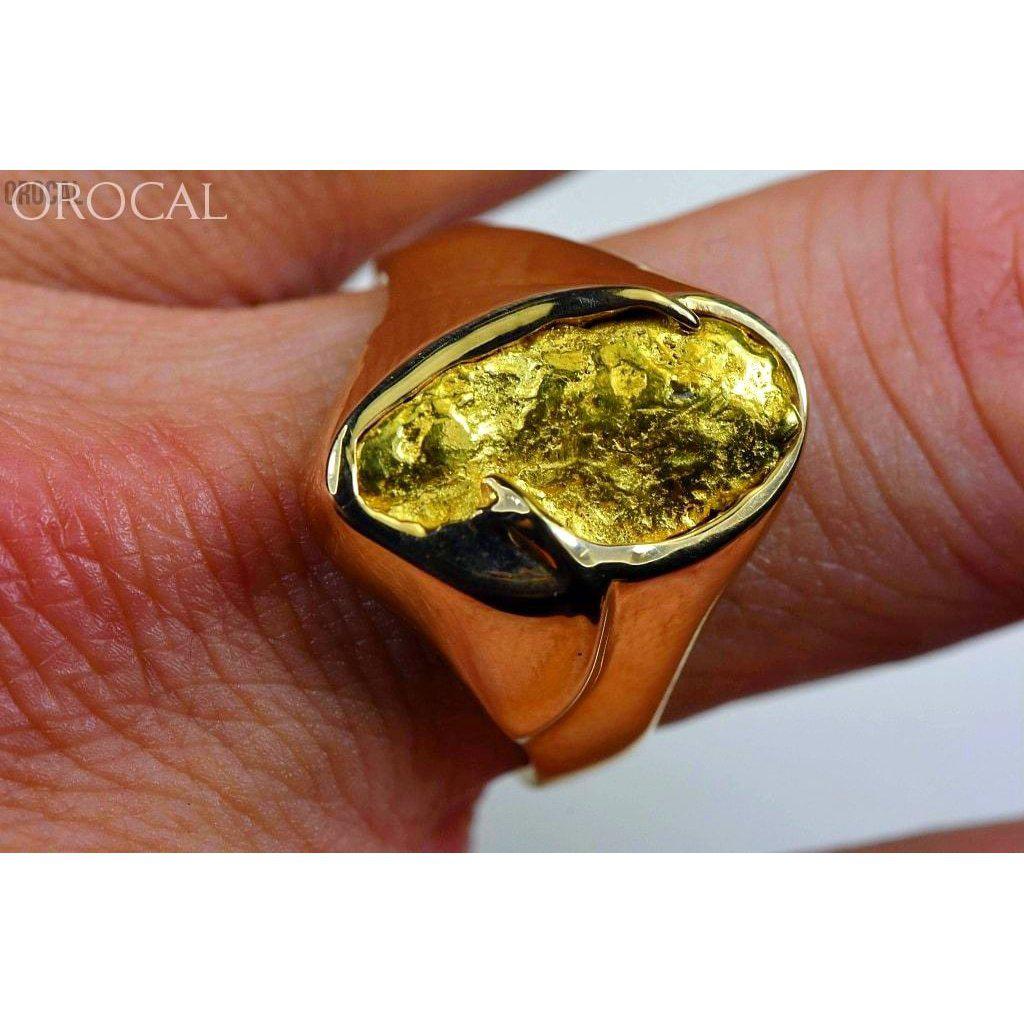 Gold Nugget Men's Ring - RMEN122-Destination Gold Detectors