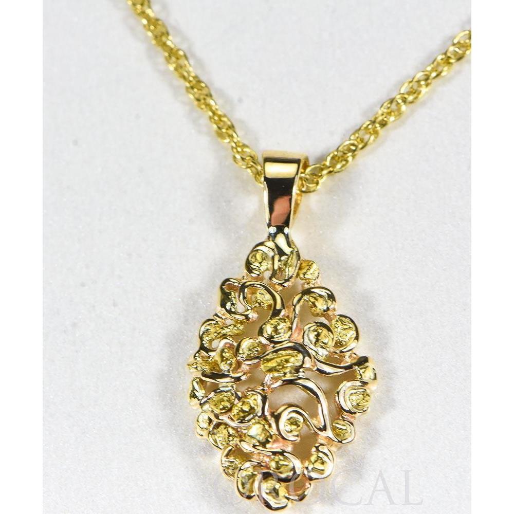 Gold Nugget Pendant - PN239X-Destination Gold Detectors