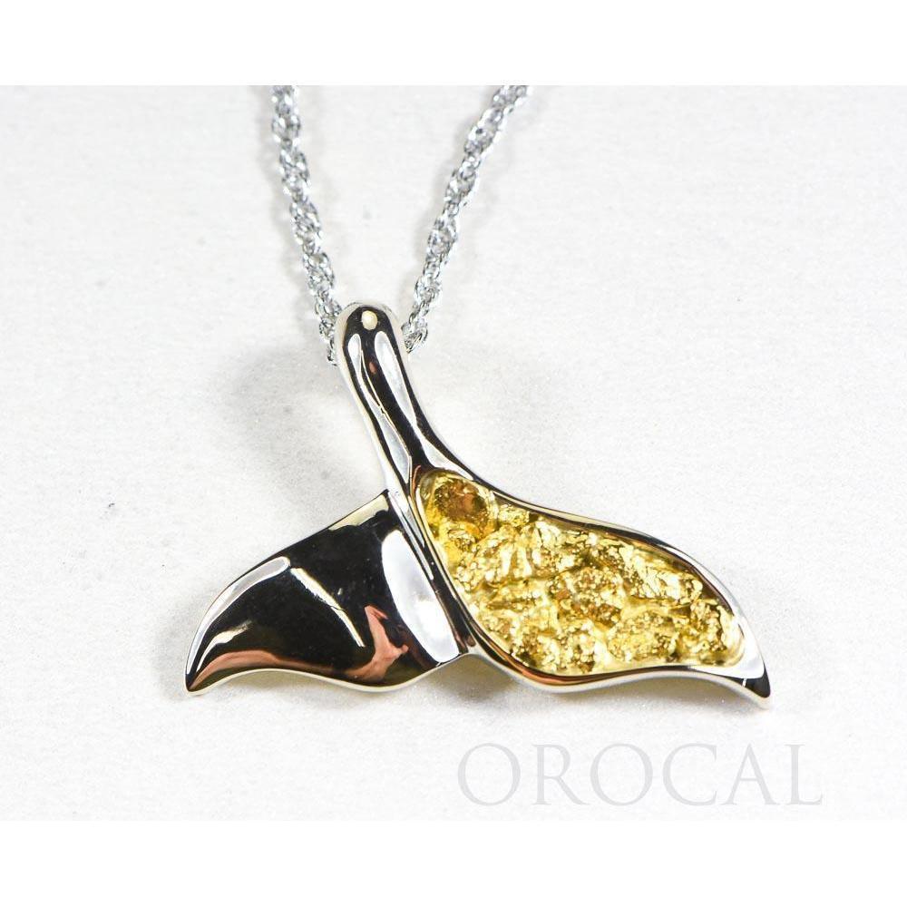 Gold Nugget Whale Pendant - PWT37NW-Destination Gold Detectors