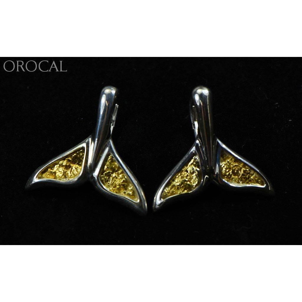 Gold Nugget Whale Tail Pendant - EWT44LNLB-Destination Gold Detectors