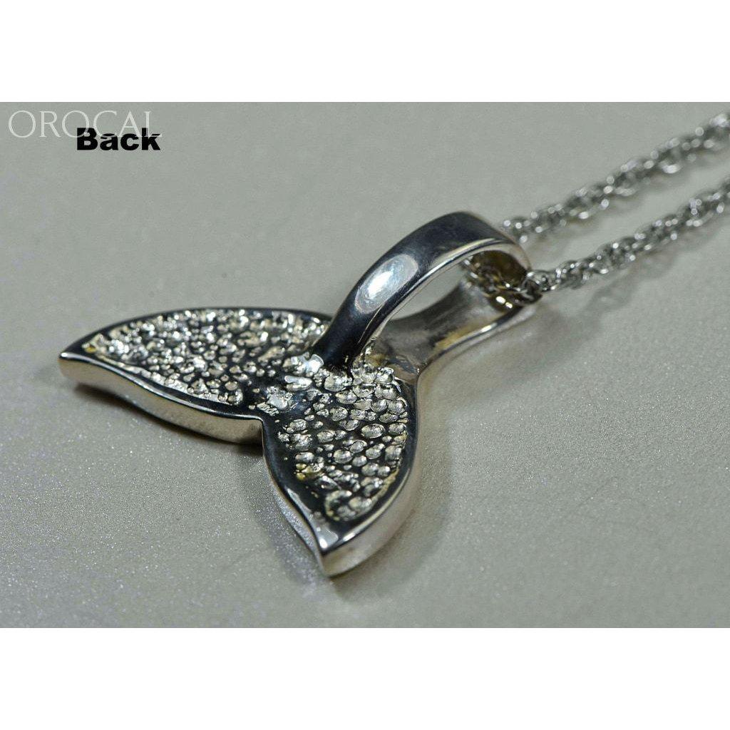 Gold Nugget Whale Tail Pendant -PWT35NSSX-Destination Gold Detectors