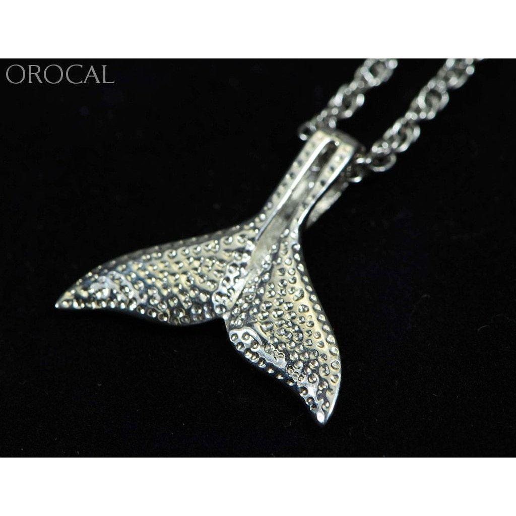 Gold Nugget Whale Tail Pendant - PWT44LNSS-Destination Gold Detectors