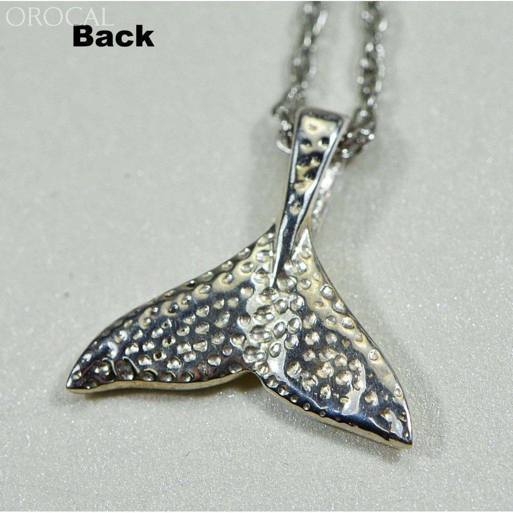Gold Nugget Whale Tail Pendant - PWT44SNSS-Destination Gold Detectors