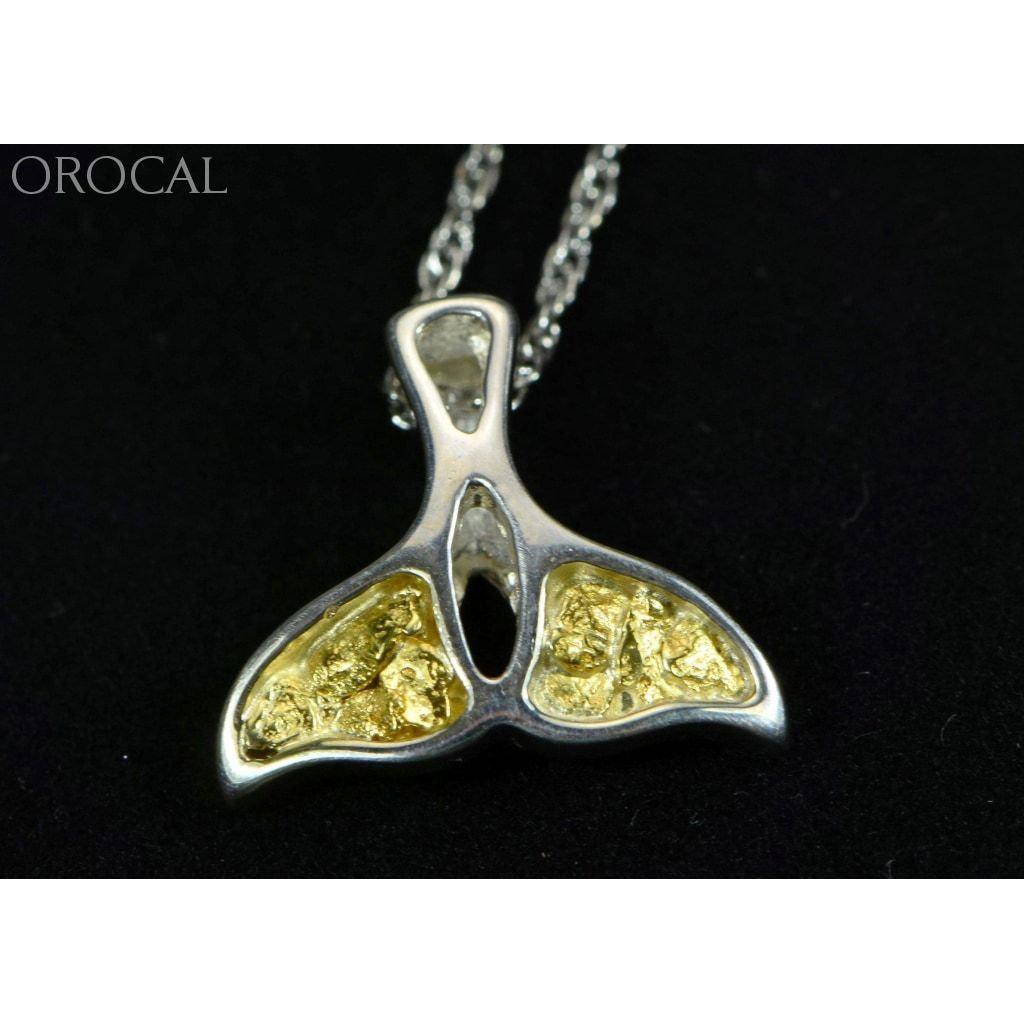 Gold Nugget Whales Tail Pendant - PWT22NSS-Destination Gold Detectors