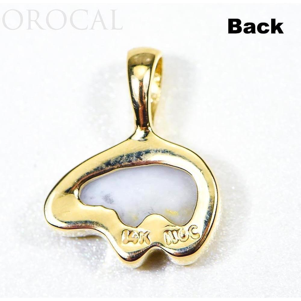 Gold Quartz Bear Pendant - PBR1SHQX-Destination Gold Detectors