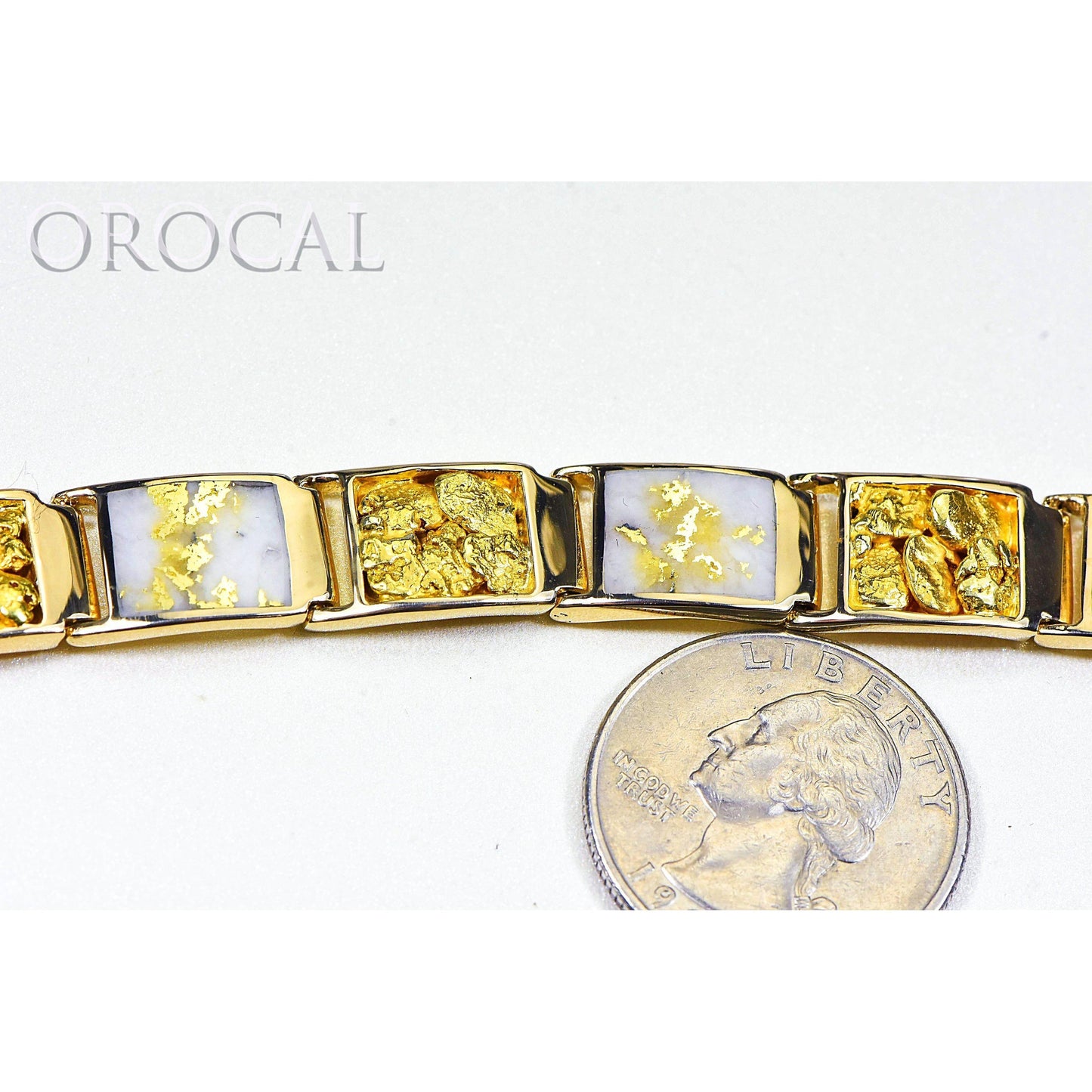 Gold Quartz Bracelet - B12MMOLQL11-Destination Gold Detectors