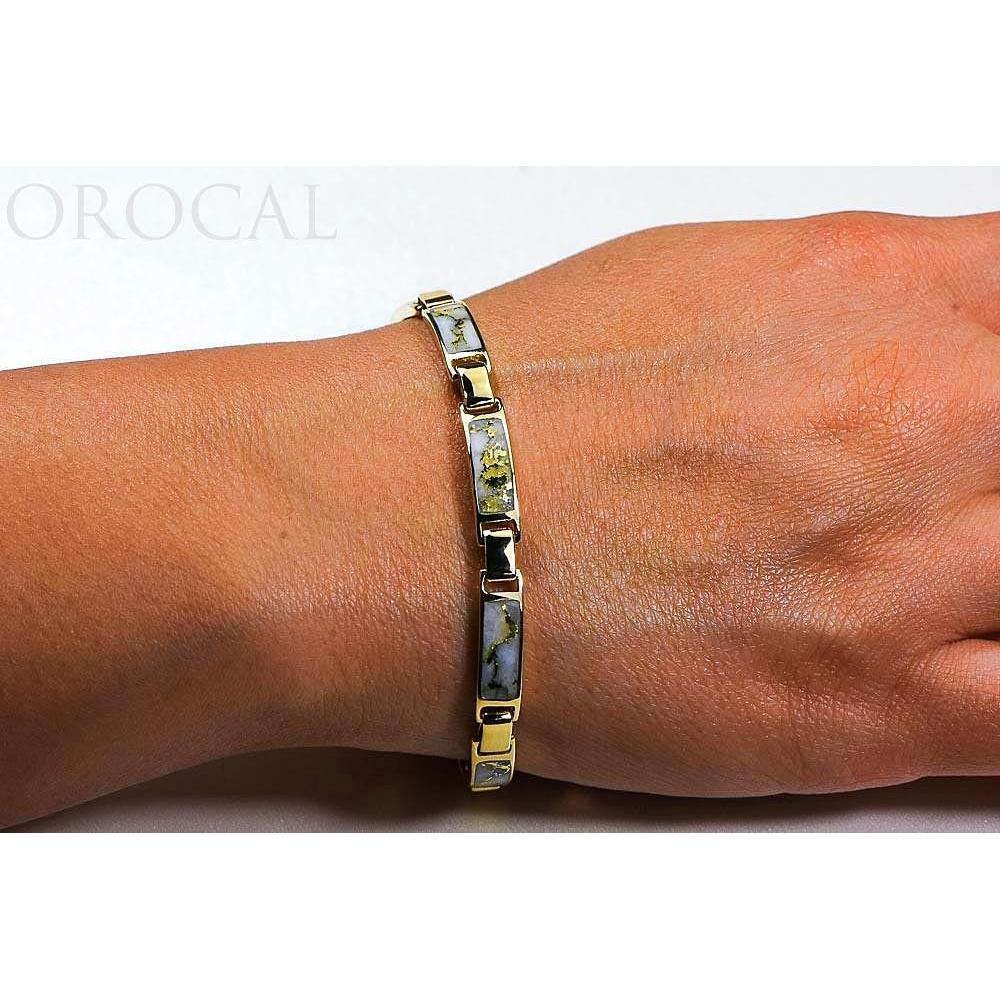 Gold Quartz Bracelet - B5.5MM7LQ-Destination Gold Detectors