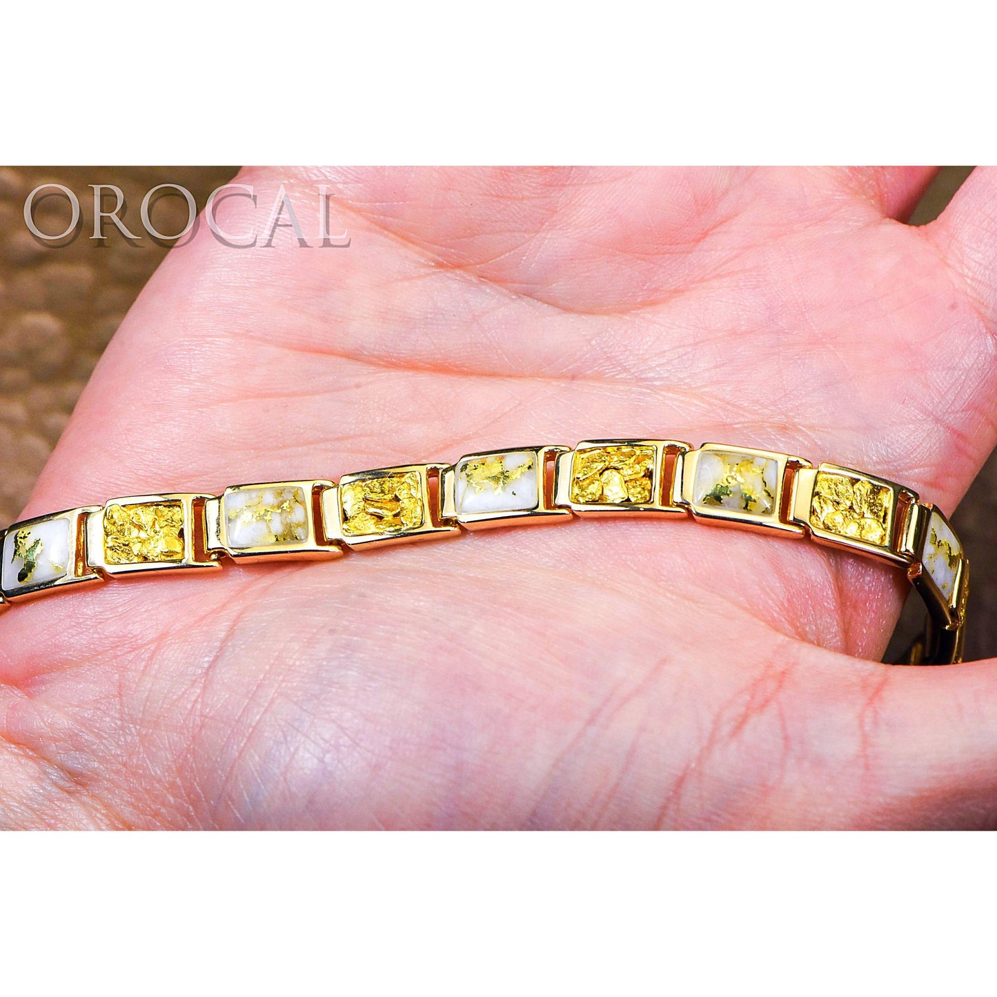 Gold Quartz Bracelet - B8MM7N7Q-Destination Gold Detectors