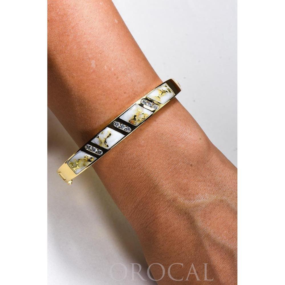 Gold Quartz Bracelet - BBDL132D63Q-Destination Gold Detectors