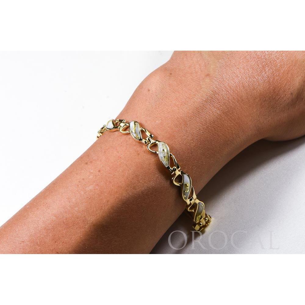 Gold Quartz Bracelet - BWB40Q-Destination Gold Detectors