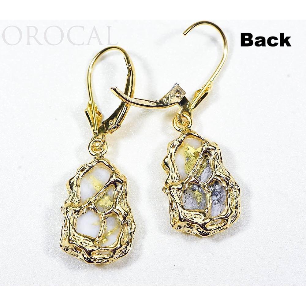 Gold Quartz Earrings Dangles - EFFQ5/LB-Destination Gold Detectors