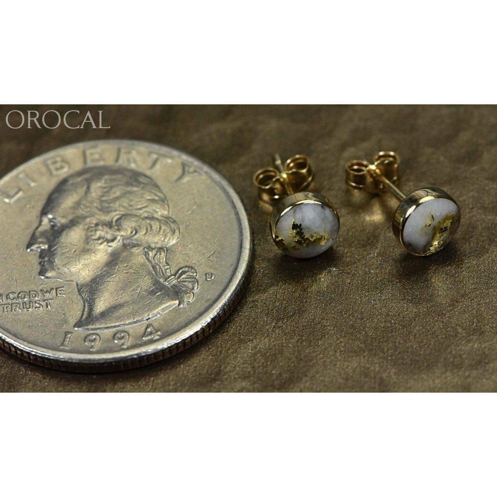 Gold Quartz Earrings - EBZ5MMQ-Destination Gold Detectors