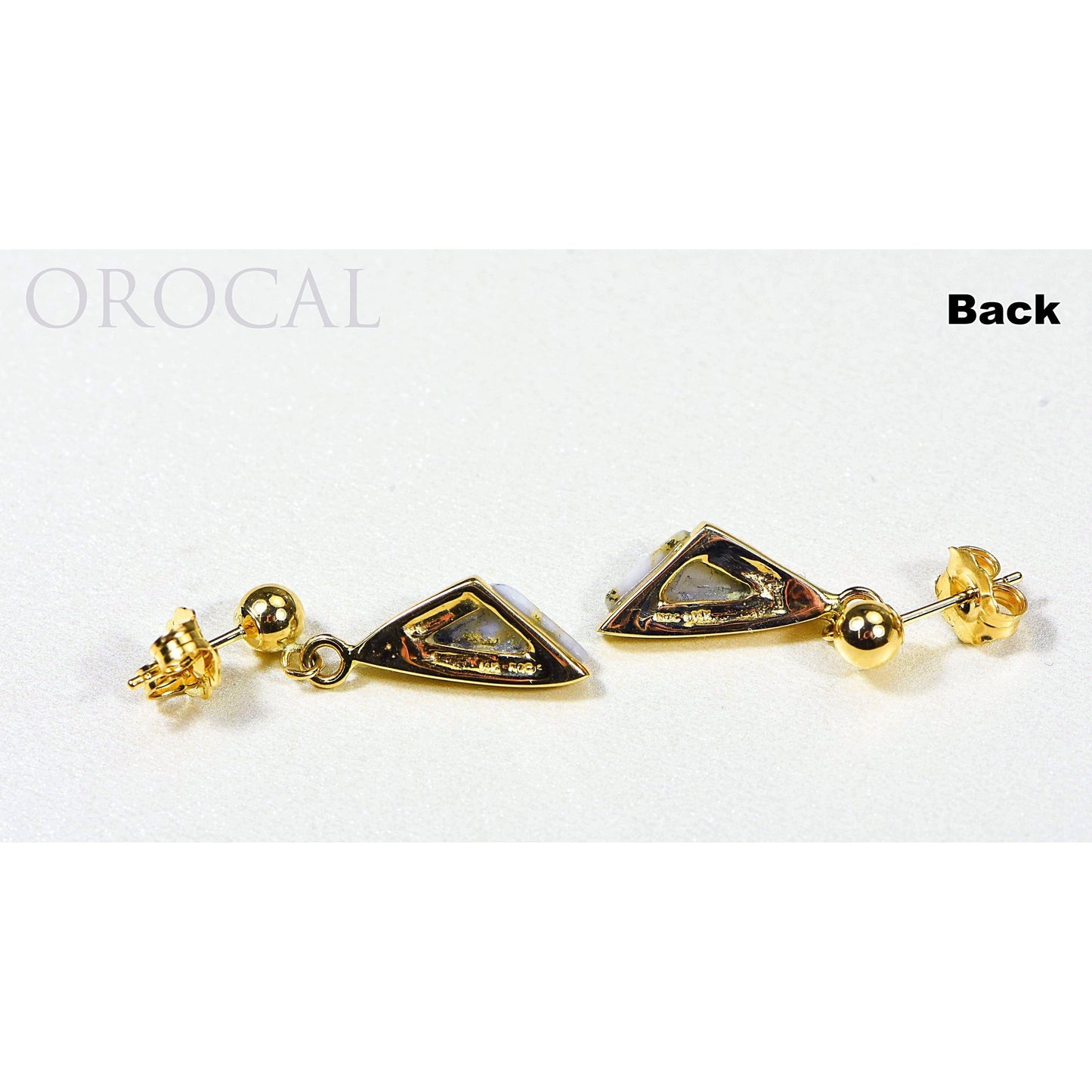 Gold Quartz Earrings - EDL25SQ/PD-Destination Gold Detectors