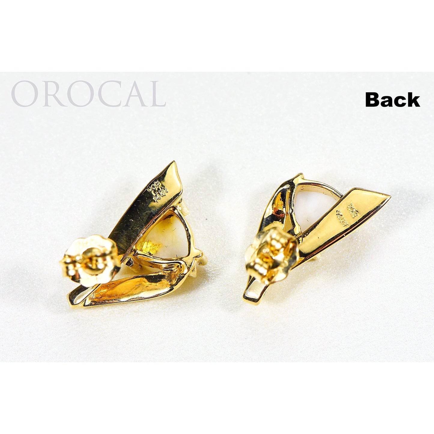 Gold Quartz Earrings - EDL77Q-Destination Gold Detectors