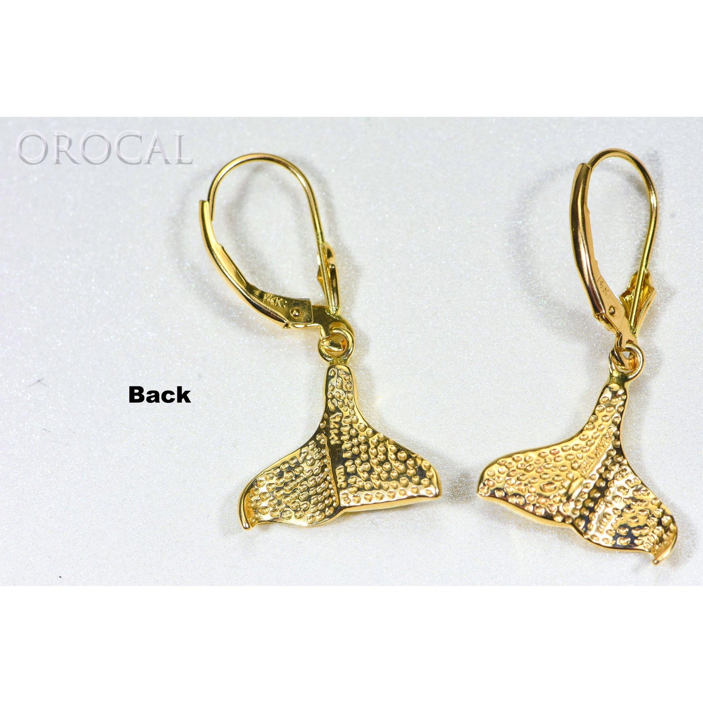 Gold Quartz Earrings Post Backs - EDL12WT12Q/LB-Destination Gold Detectors