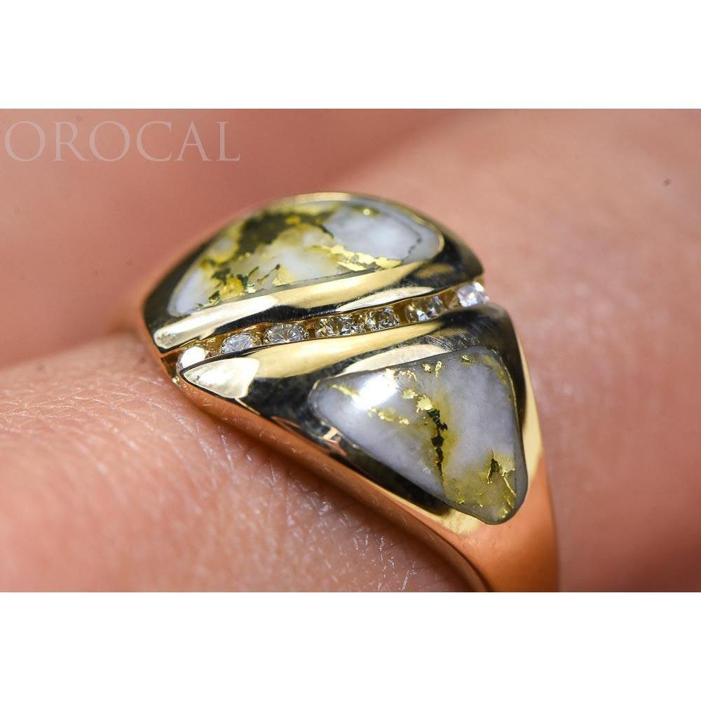 Gold Quartz Ladies Ring - RL1071DQ-Destination Gold Detectors