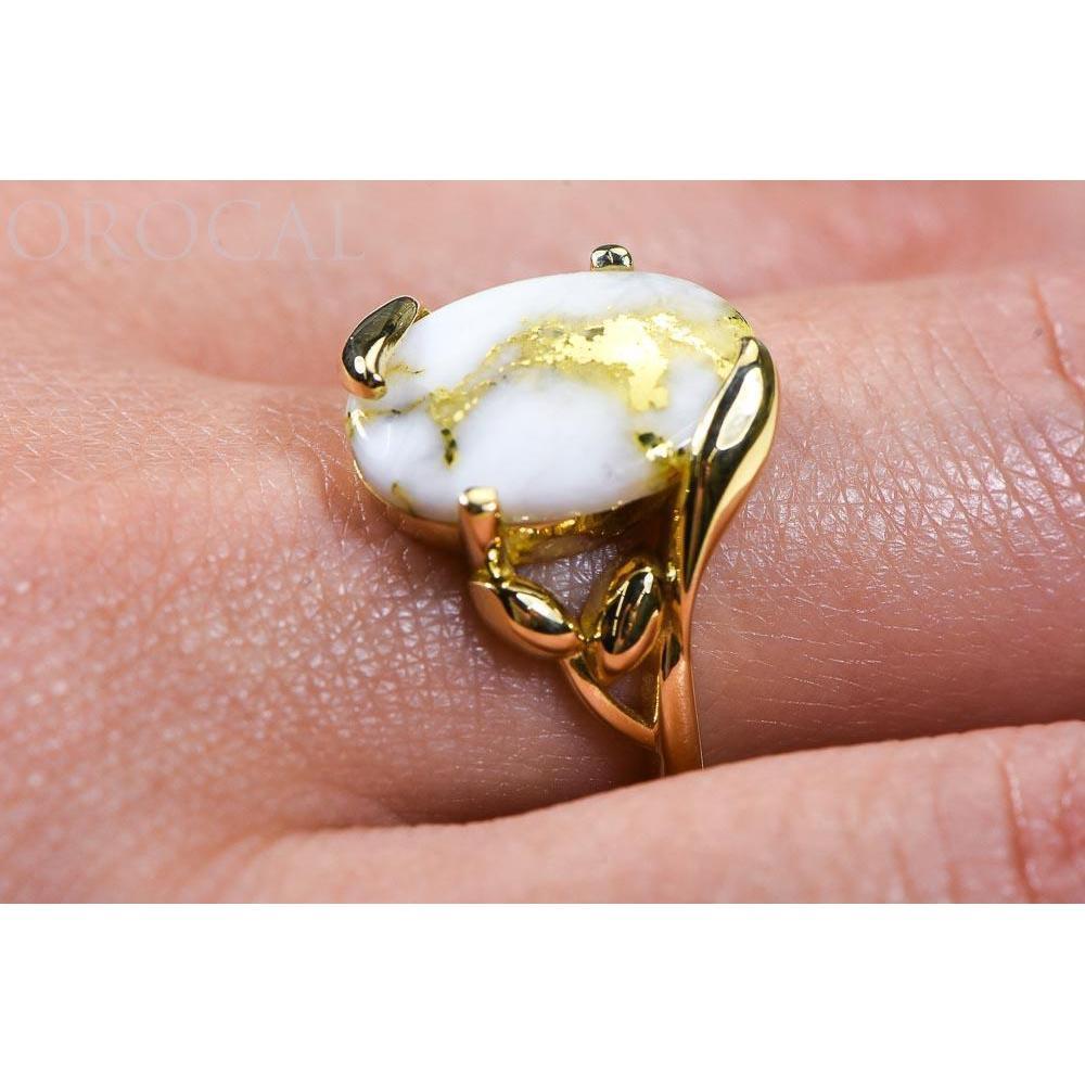Gold Quartz Ladies Ring - RL1136Q-Destination Gold Detectors