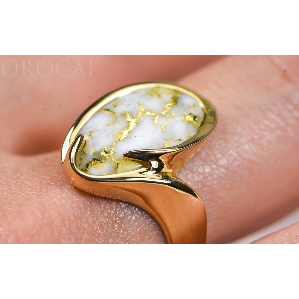 Gold Quartz Ladies Ring - RL517Q-Destination Gold Detectors