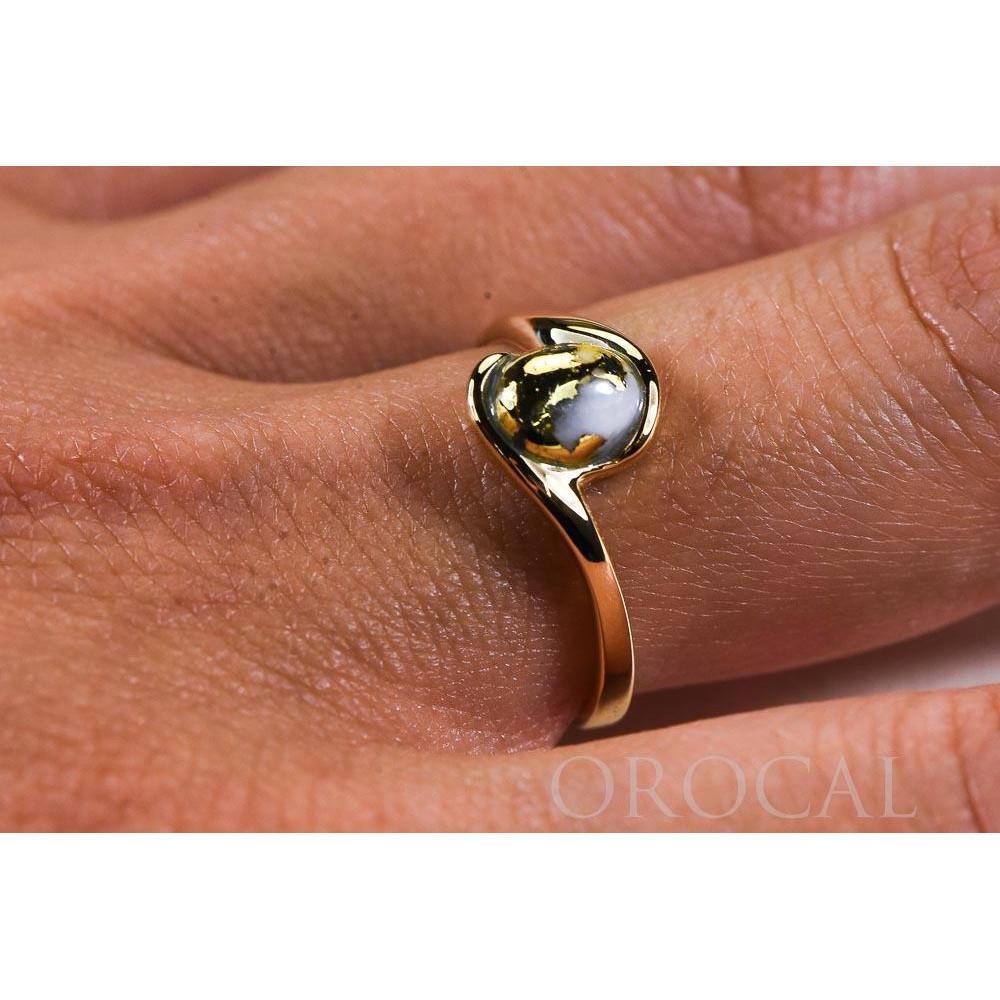 Gold Quartz Ladies Ring - RL649Q-Destination Gold Detectors