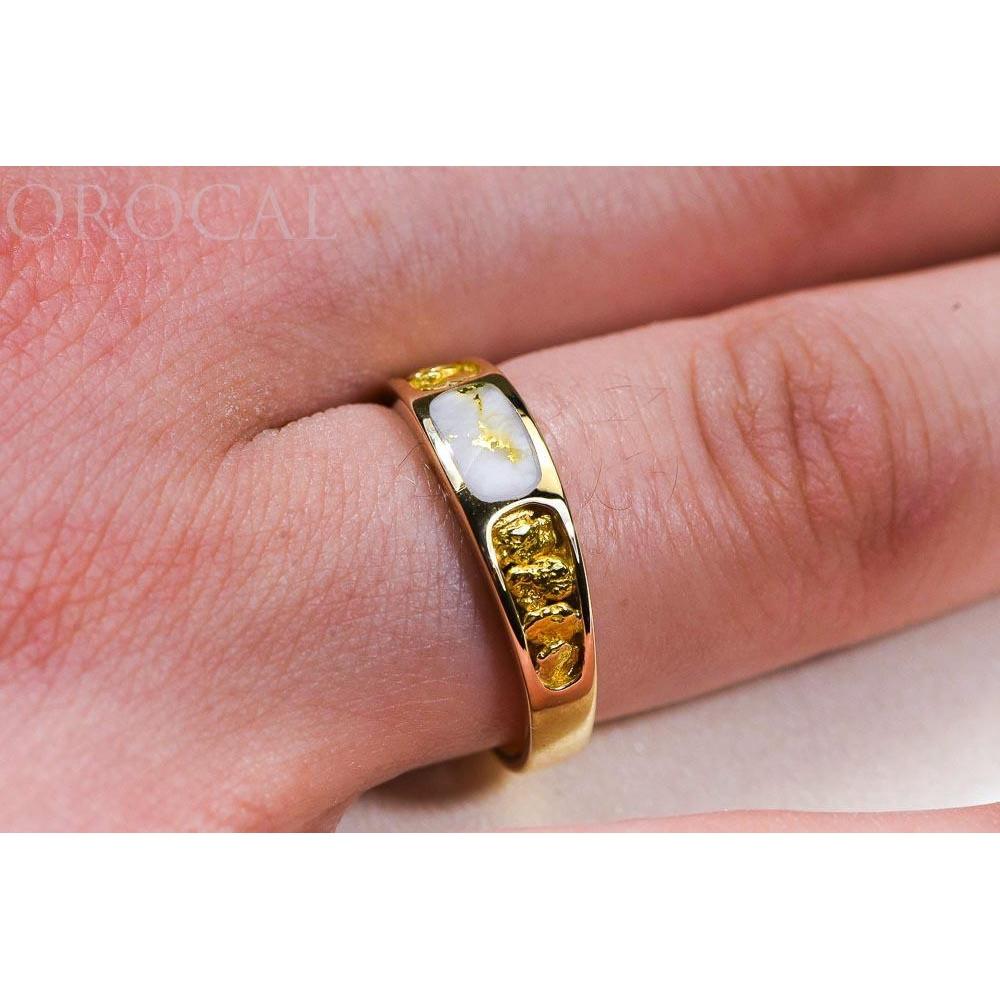 Gold Quartz Ladies Ring - RL653OLQ-Destination Gold Detectors