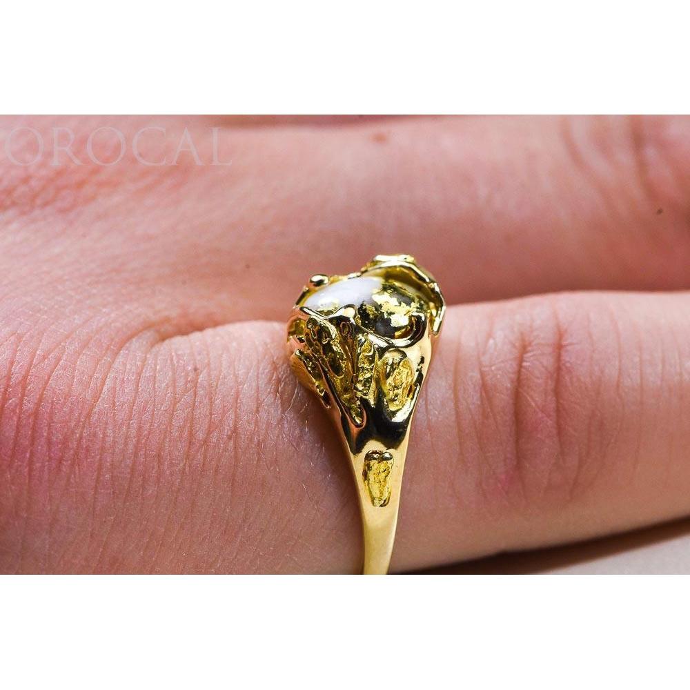 Gold Quartz Ladies Ring - RL659Q-Destination Gold Detectors