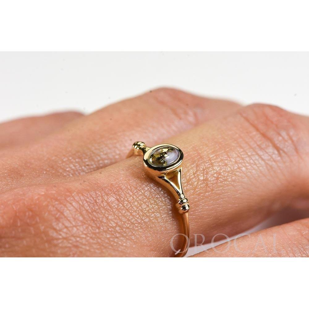 Gold Quartz Ladies Ring - RL725Q-Destination Gold Detectors