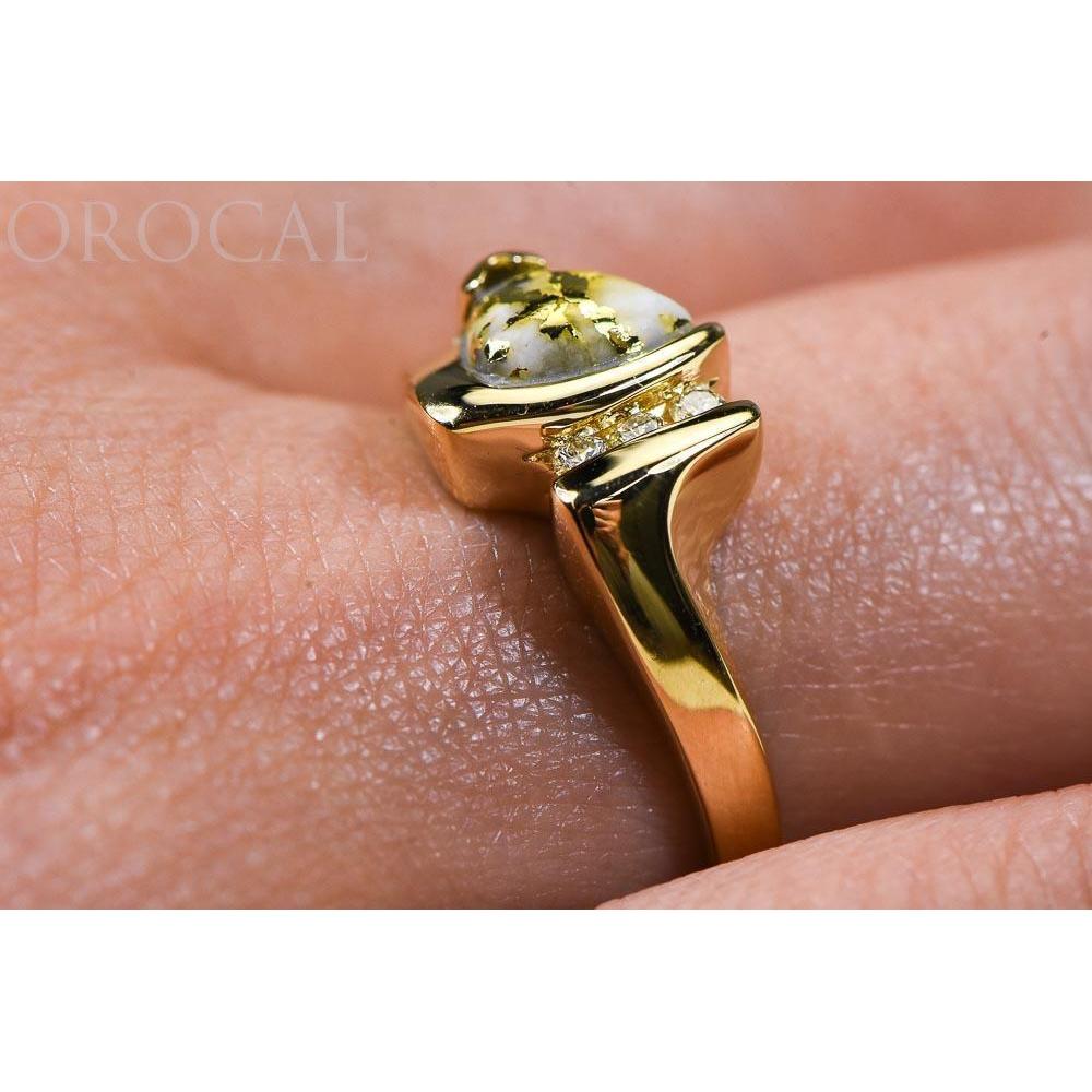 Gold Quartz Ladies Ring - RL737D7Q-Destination Gold Detectors