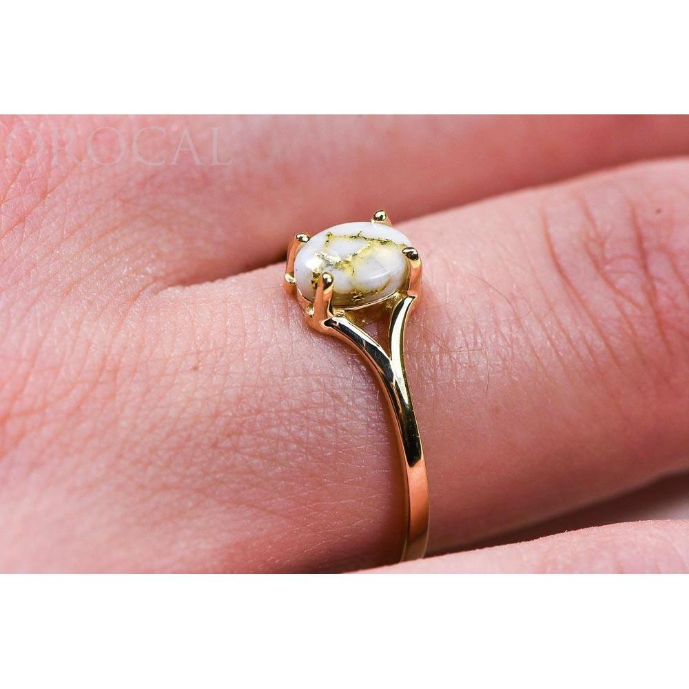 Gold Quartz Ladies Ring - RL751Q-Destination Gold Detectors
