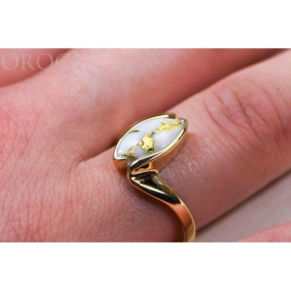 Gold Quartz Ladies Ring - RL972Q-Destination Gold Detectors