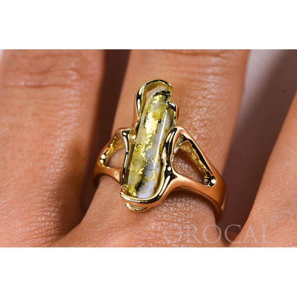 Gold Quartz Ladies Ring - RL999Q-Destination Gold Detectors