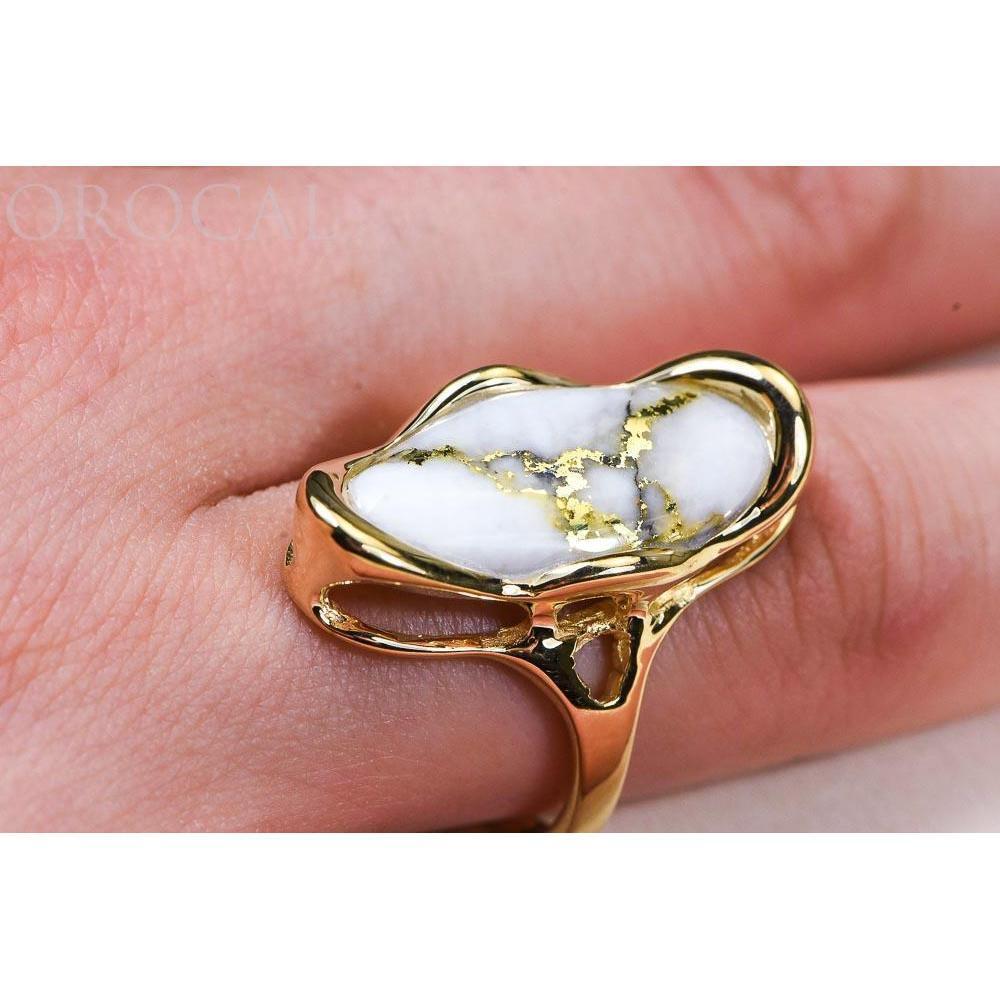 Gold Quartz Ladies Ring - RLN790Q-Destination Gold Detectors
