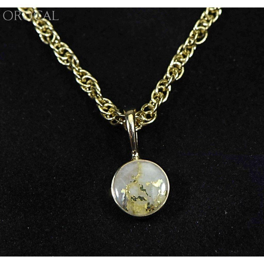 Gold Quartz Pendant - PBZ6MMQX-Destination Gold Detectors