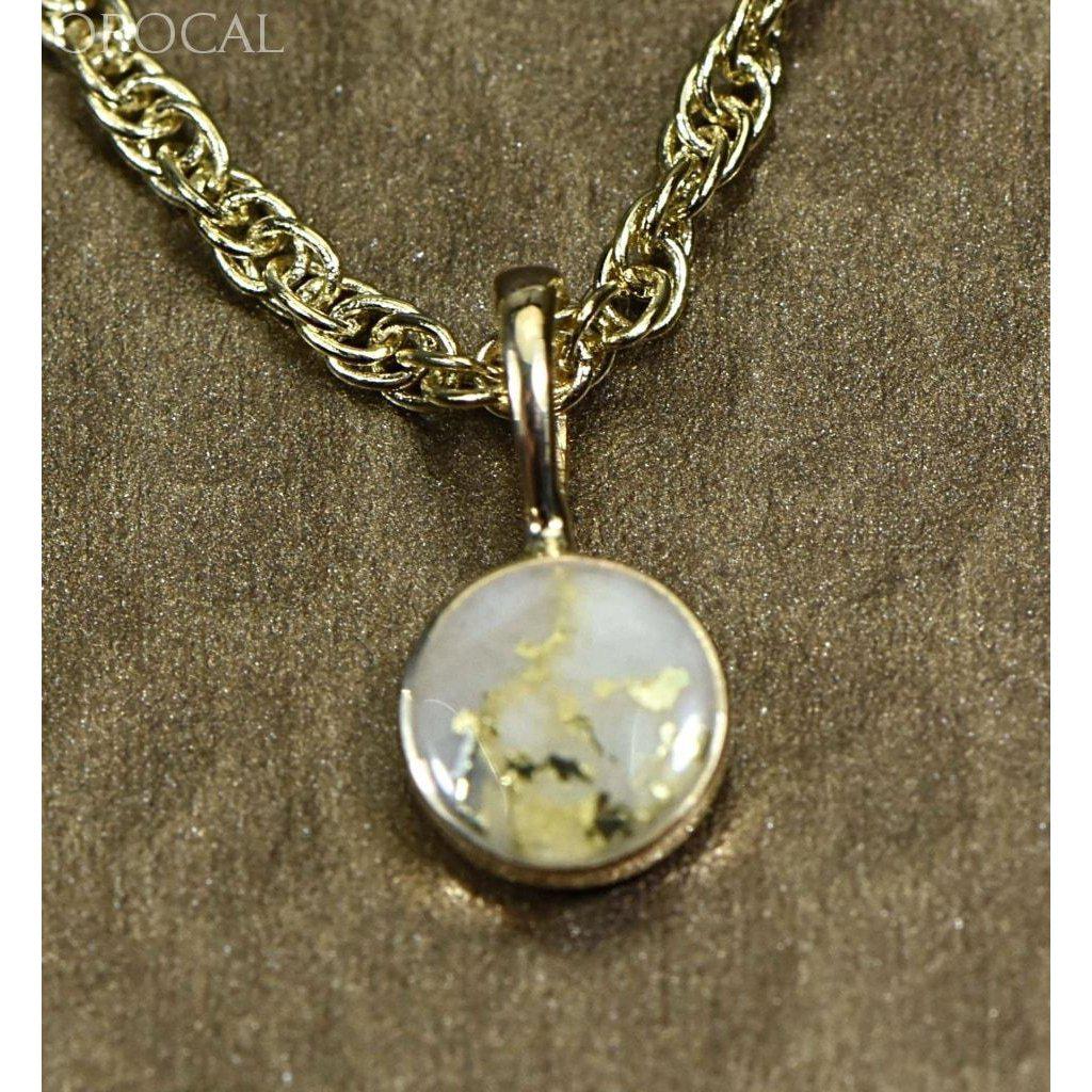 Gold Quartz Pendant - PBZ6MMQX-Destination Gold Detectors