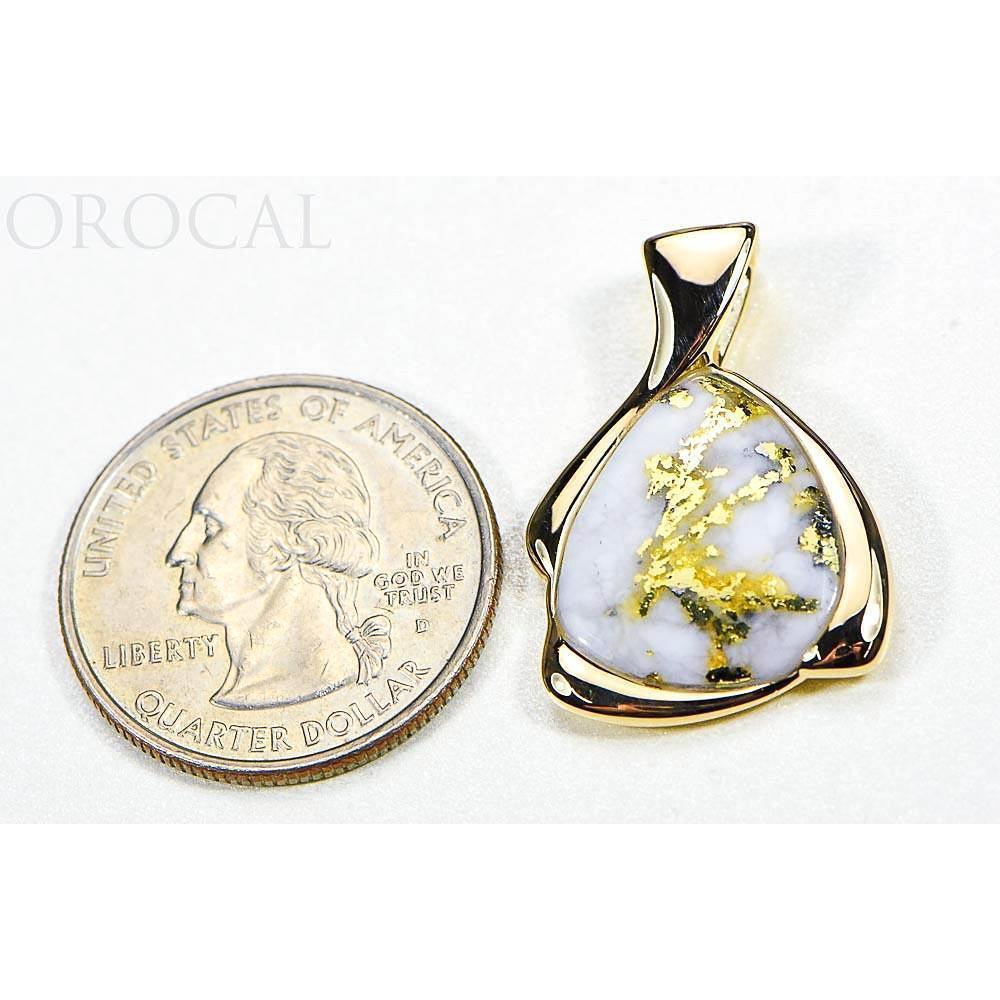 Gold Quartz Pendant - PDL105MQX-Destination Gold Detectors