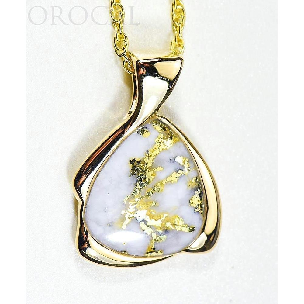 Gold Quartz Pendant - PDL105MQX-Destination Gold Detectors