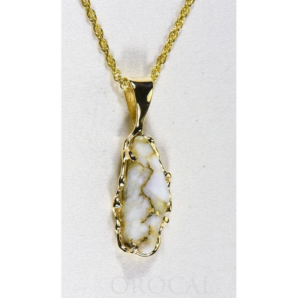 Gold Quartz Pendant - PFFQ6-Destination Gold Detectors