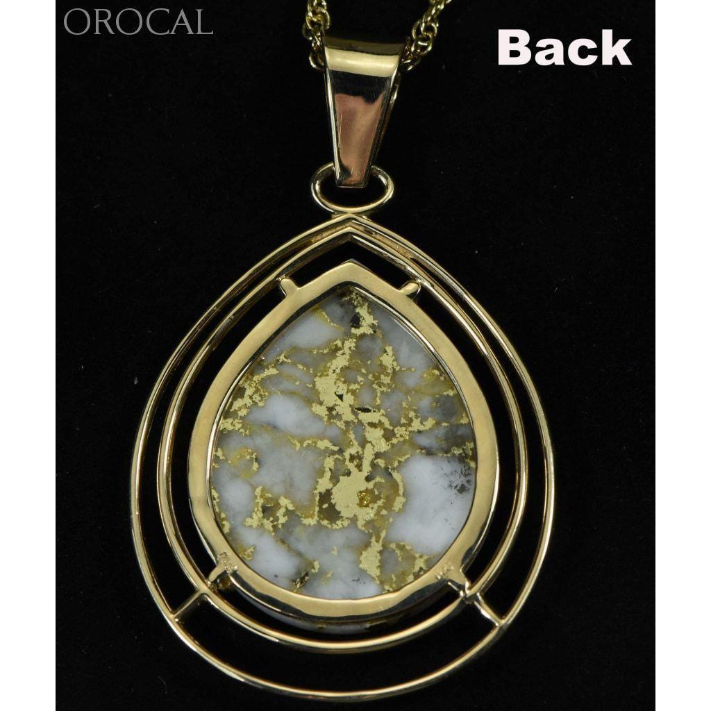 Gold Quartz Pendant - PN1076JQ-Destination Gold Detectors
