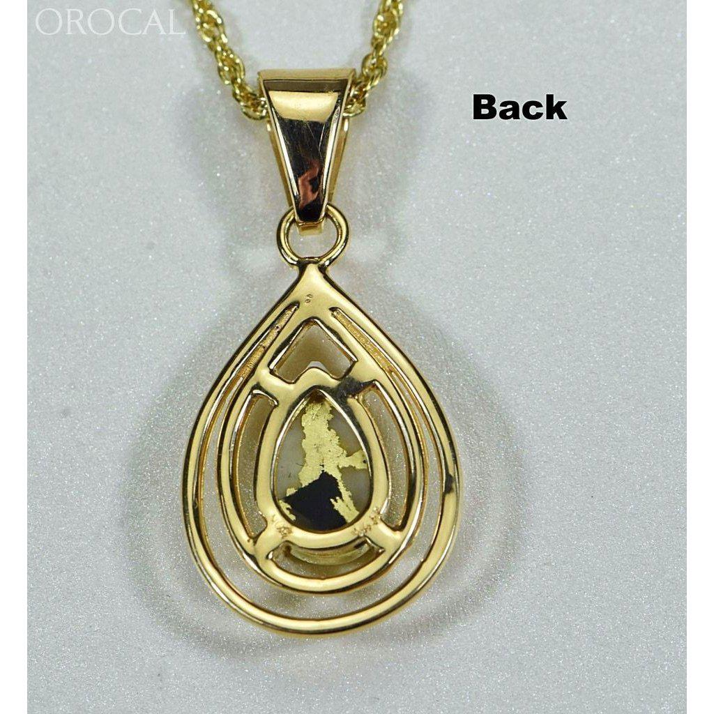 Gold Quartz Pendant - PN1076XSQ-Destination Gold Detectors