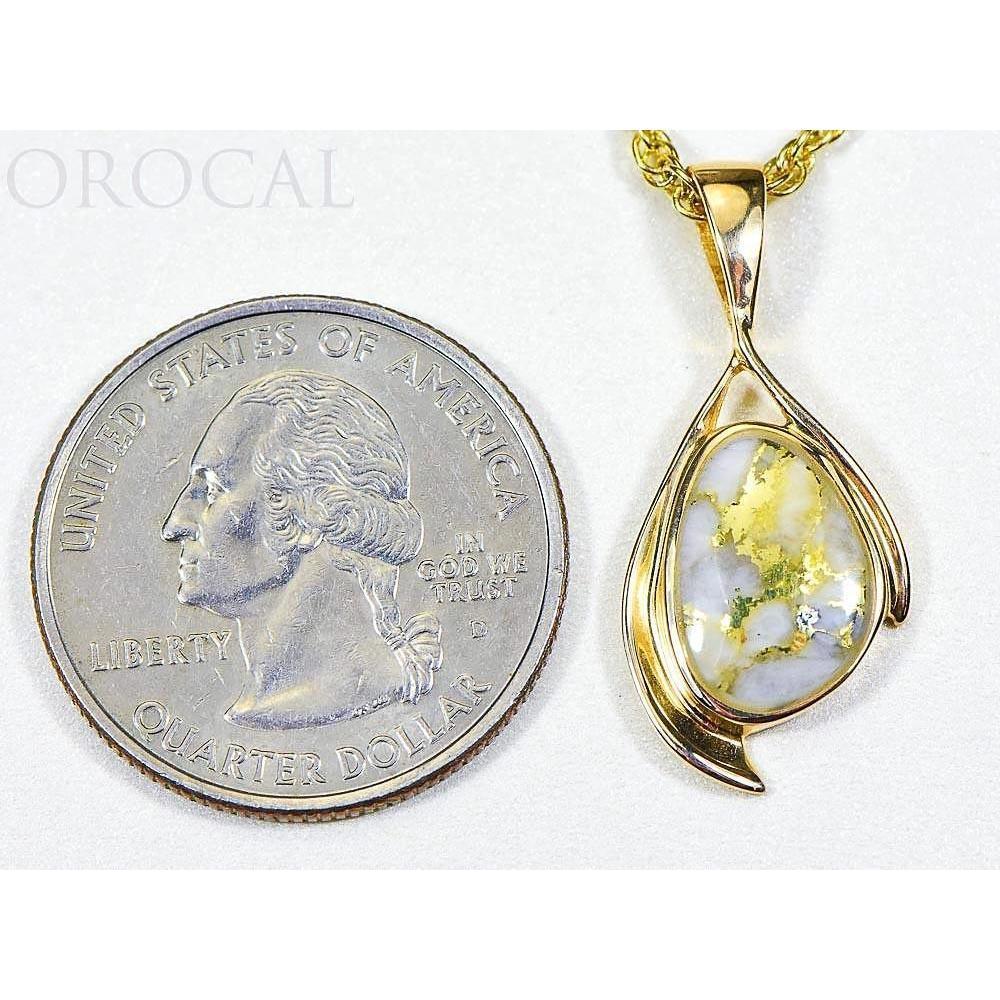 Gold Quartz Pendant - PN1117Q-Destination Gold Detectors