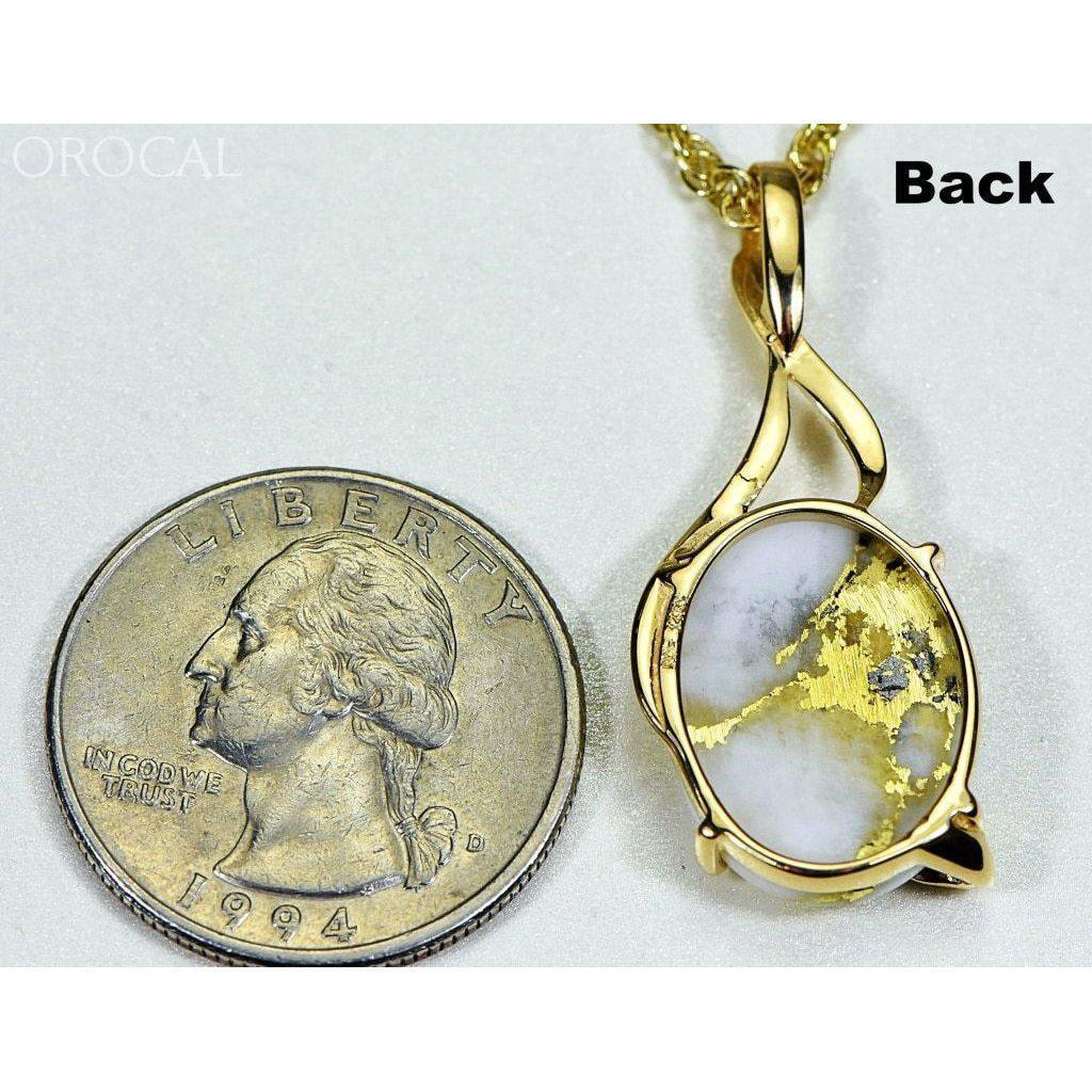 Gold Quartz Pendant - PN1122Q-Destination Gold Detectors