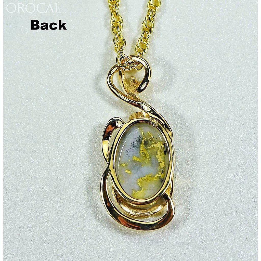 Gold Quartz Pendant - PN1124Q-Destination Gold Detectors